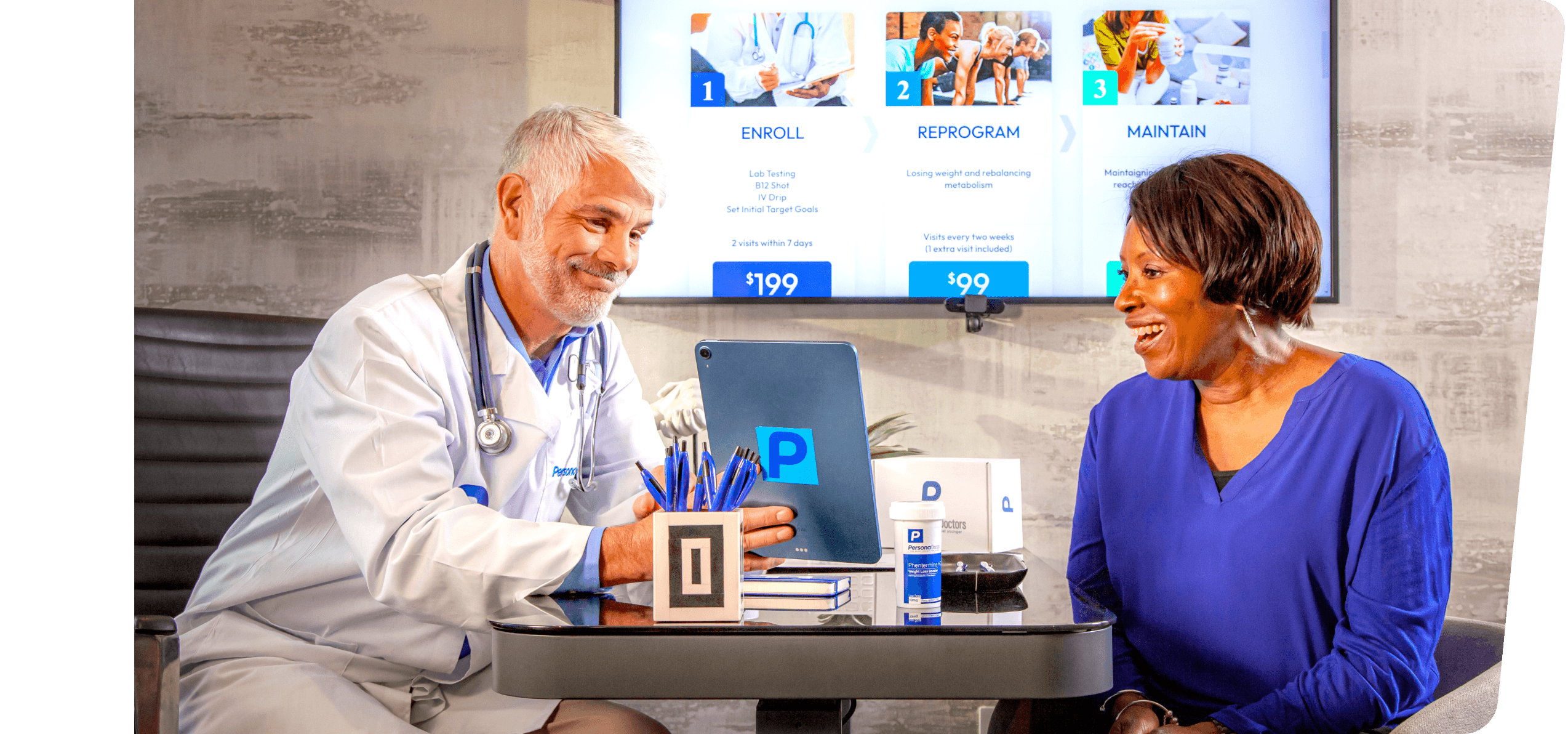 Medical weight loss background